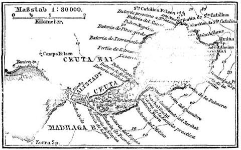Ceuta (Situationsplan) Ceuta (Situationsplan)
