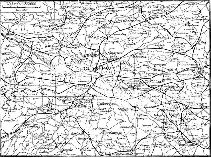 Glasgow (Situationsplan) Glasgow (Situationsplan)