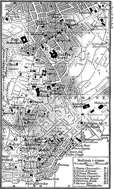 Pera-Galata (Situationsplan) Pera-Galata (Situationsplan)