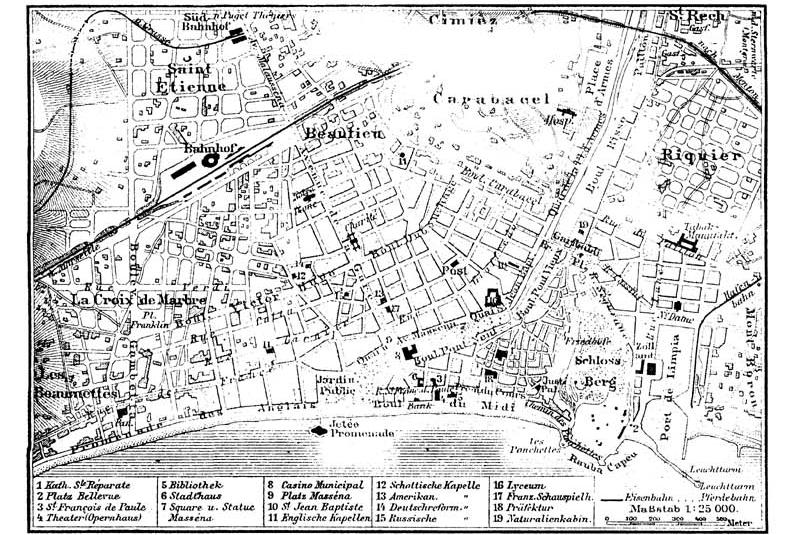 Nizza (Situationsplan) Nizza (Situationsplan)